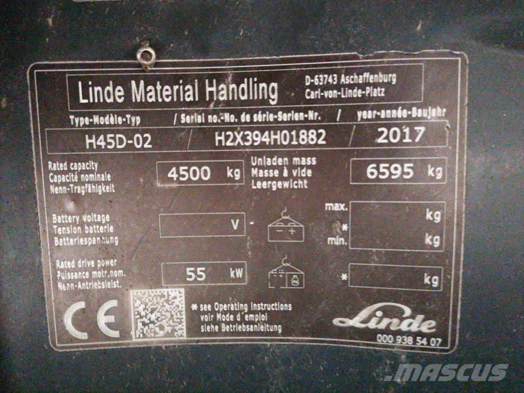 Linde H45D-02 Stivuitor diesel