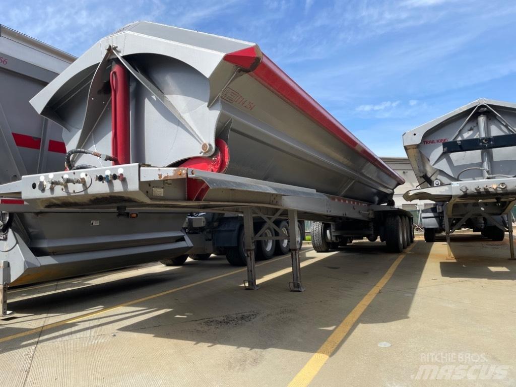  OSW 4 Axle Side Dump Remorci basculante