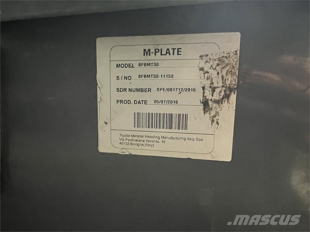 Toyota 8FBMT30 Stivuitor electric