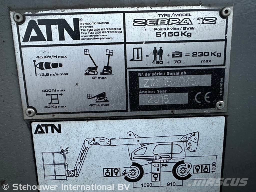 ATN Zebra 12 Nacele cu brat articulat