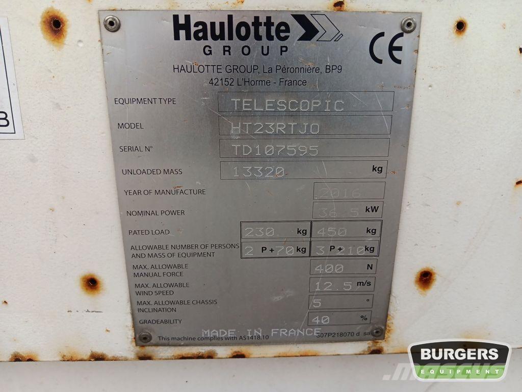 Haulotte HT23RTJO Nacele cu brat telescopic