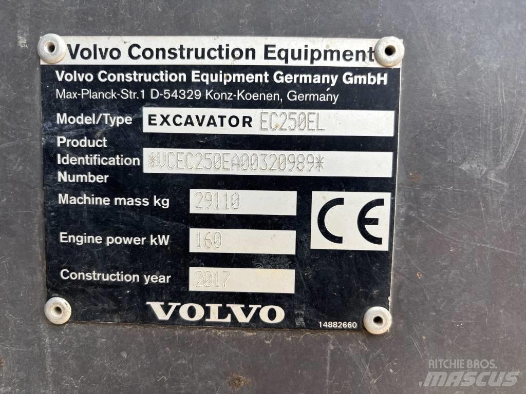 Volvo EC 250 EL Excavatoare pe șenile
