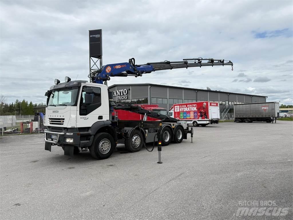 Iveco 410T45 8x4 Camioane cu macara