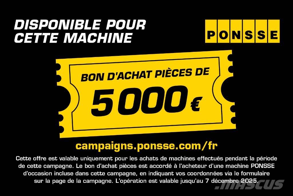 Ponsse Ergo 8W Combine forestiere