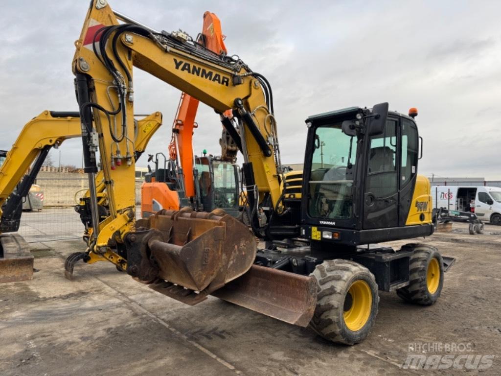 Yanmar B95W (40667) Excavatoare cu roti