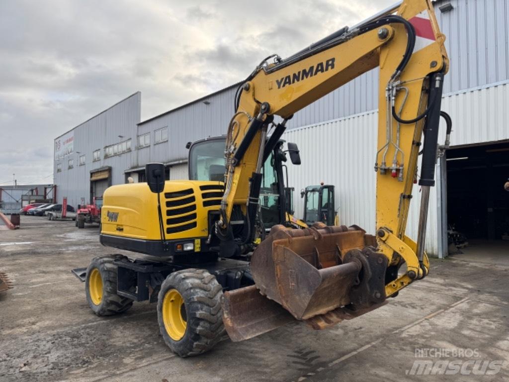 Yanmar B95W (40667) Excavatoare cu roti