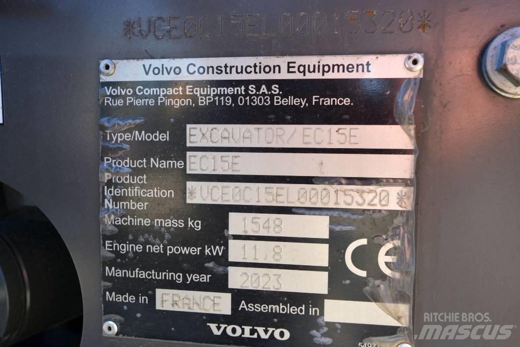 Volvo EC 15 E Mini excavatoare < 7t