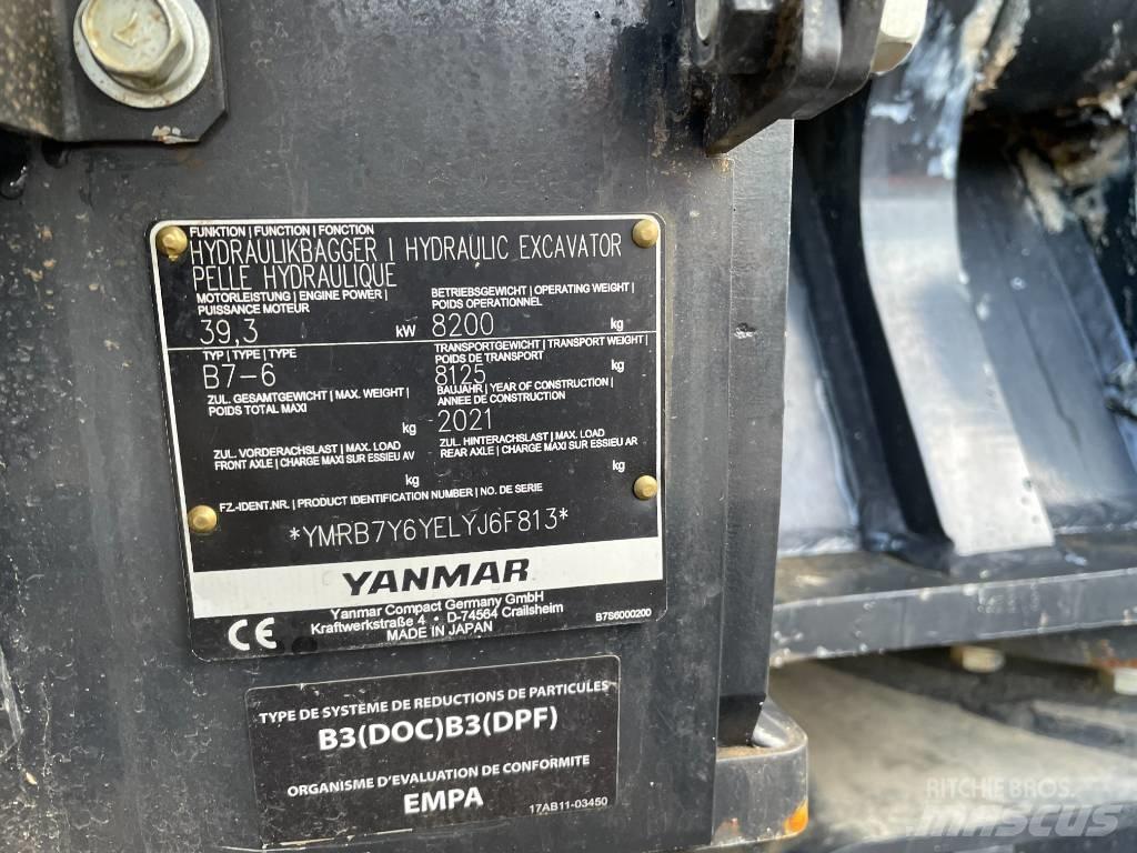 Yanmar B7 Excavatoare 7t - 12t