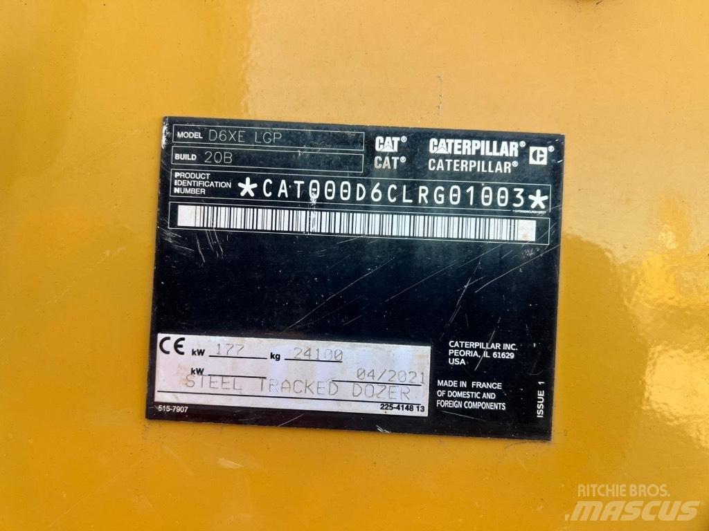 CAT D6XE Buldozere pe senile