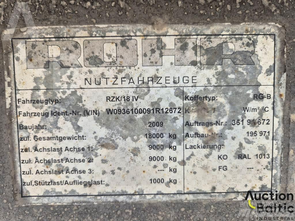Rohr RZK 18 IV Semi-remorca speciala