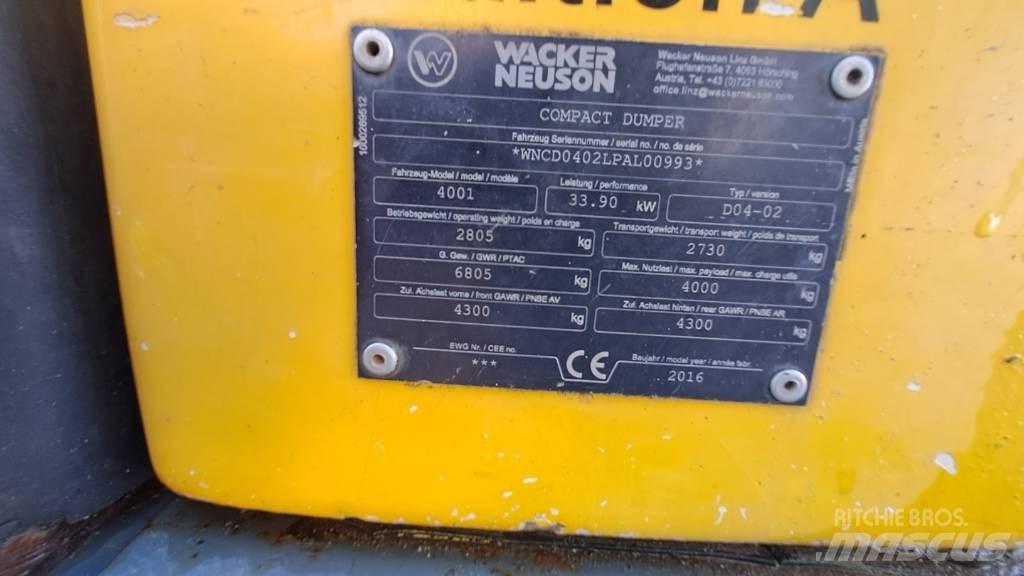 Wacker Neuson LD4001 Minitractor de teren
