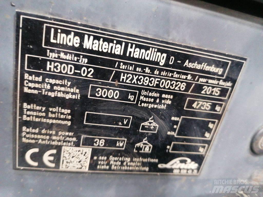 Linde H30D-02 Stivuitor diesel