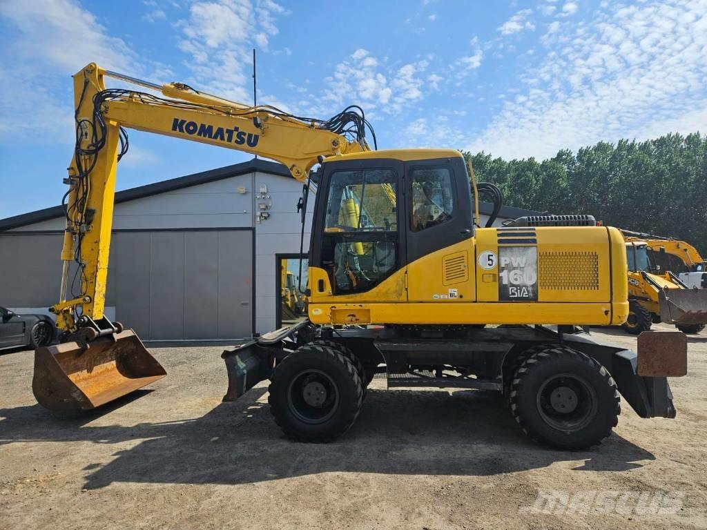 Komatsu PW 160-7 Excavatoare cu roti