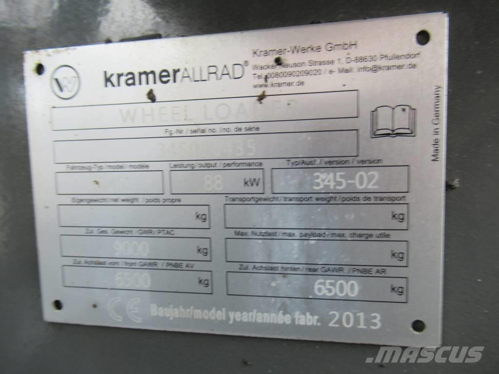 Kramer 880 2 x KAUHA Incarcator pe pneuri