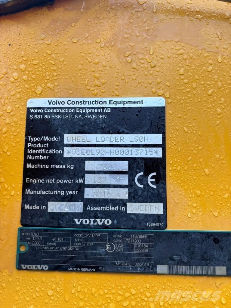 Volvo L 90 H Incarcator pe pneuri