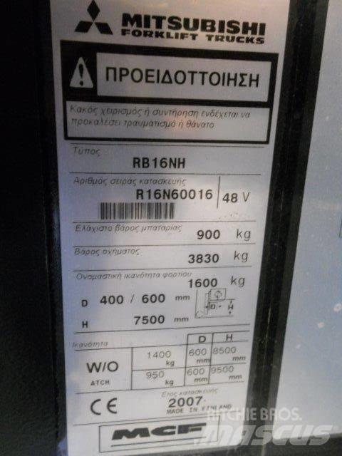 Mitsubishi RB16NH Stivuitor cu catarg retractabil
