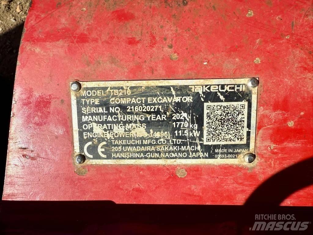 Takeuchi TB 216 Mini excavatoare < 7t