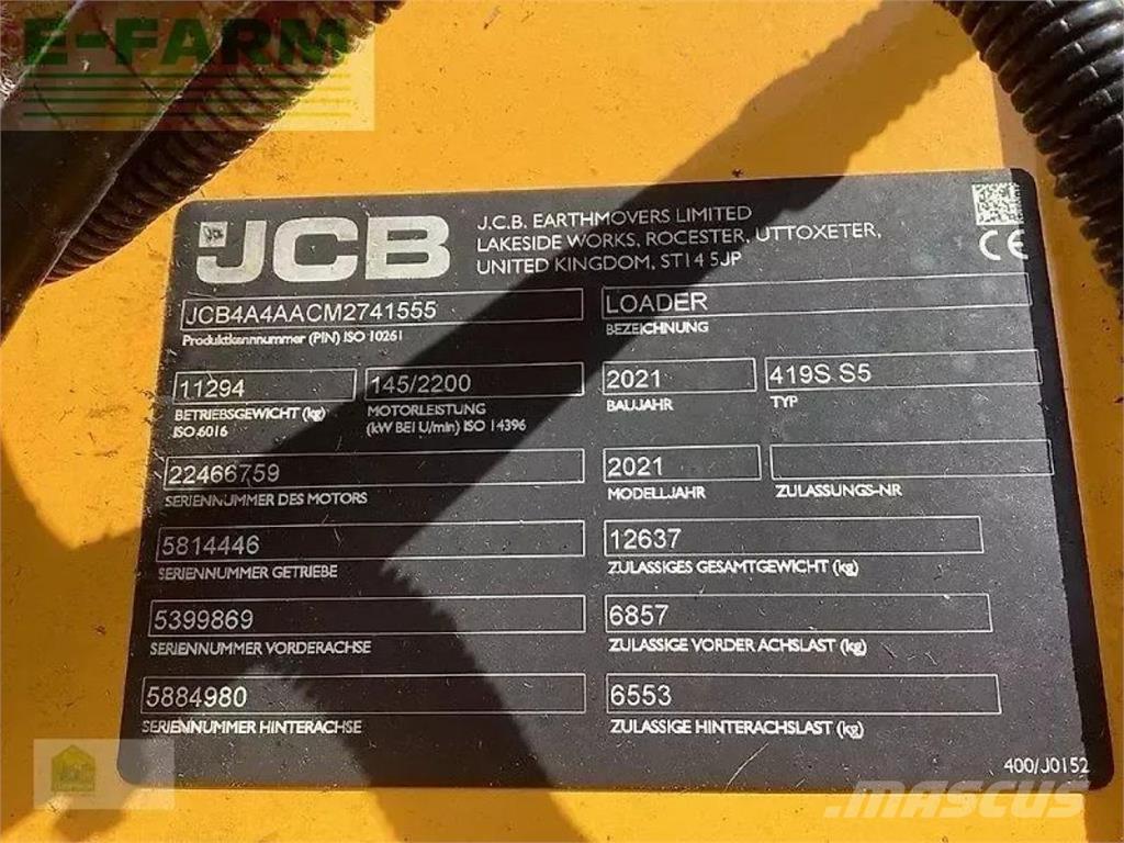 JCB 419s s5 Mini excavatoare < 7t