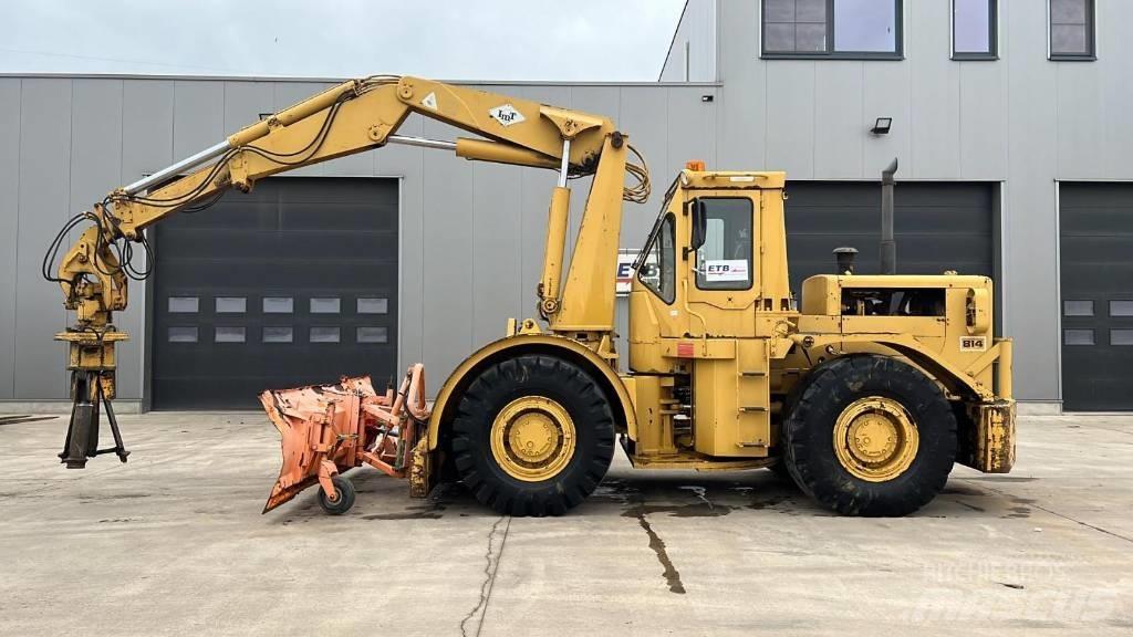 CAT 814 buldozere pe roti
