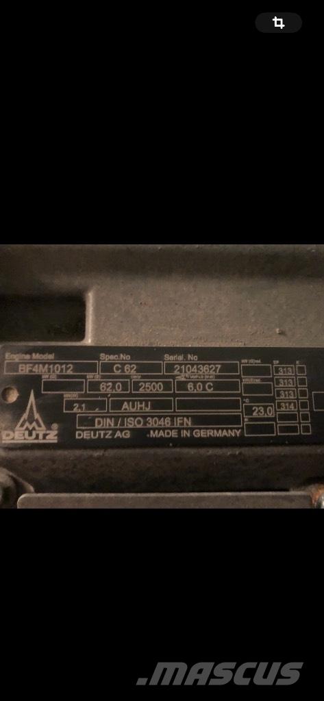 Deutz BF4M1012 Incarcator pe pneuri