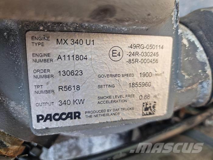 Paccar MX340.U1 Transport - Altele