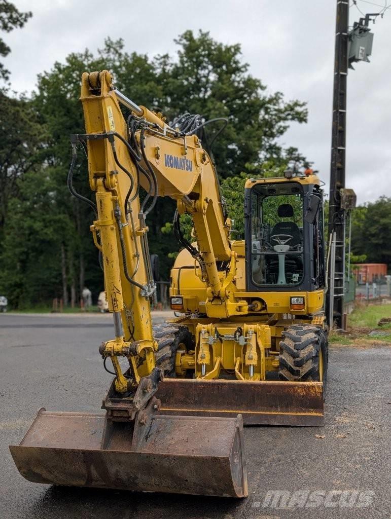 Komatsu PW 98 MR-8 Excavatoare cu roti