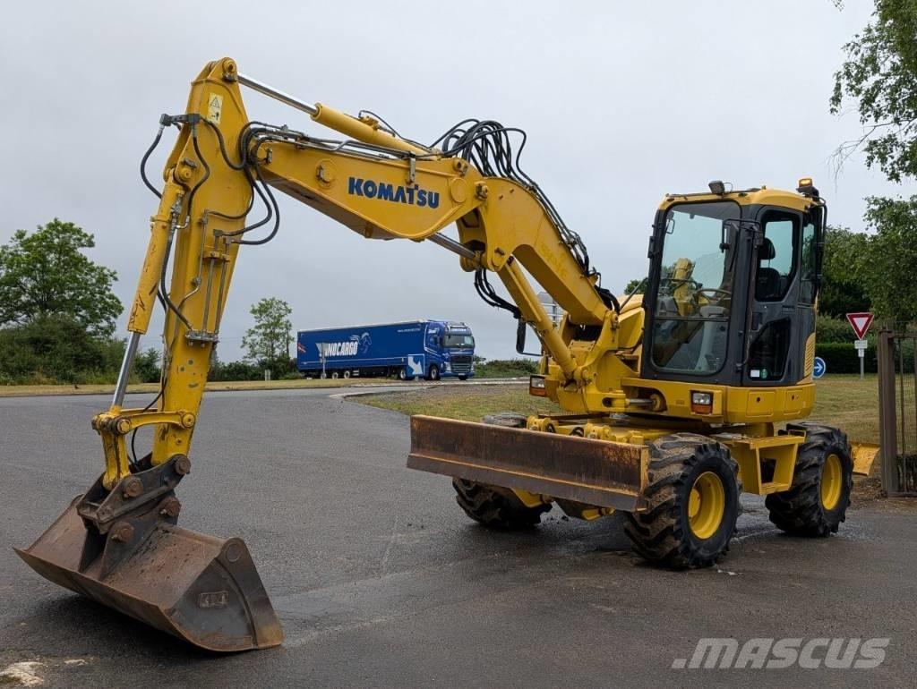 Komatsu PW 98 MR-8 Excavatoare cu roti