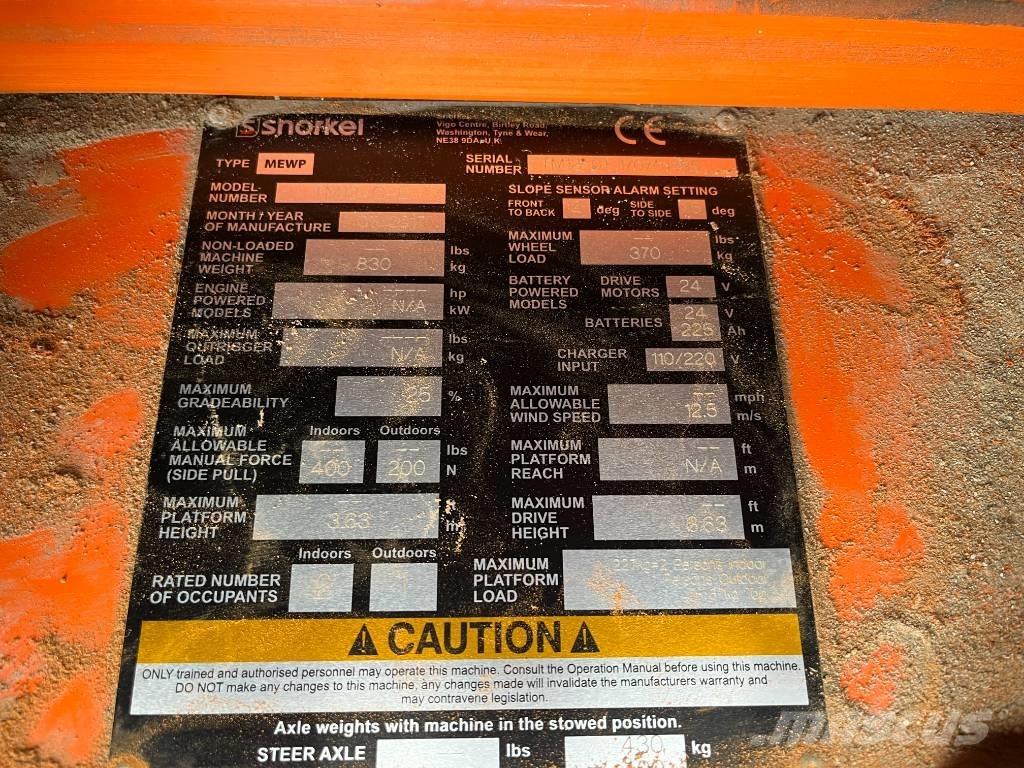 Snorkel TM 12 Ascensoare verticale catarg