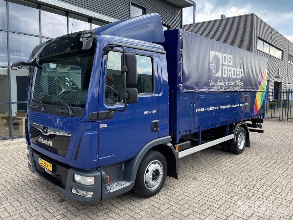 MAN TGL 7.190 Camion cu prelata