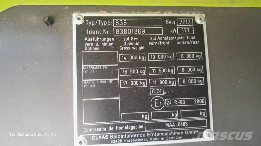 CLAAS Tucano 430 APS Combine de secerat