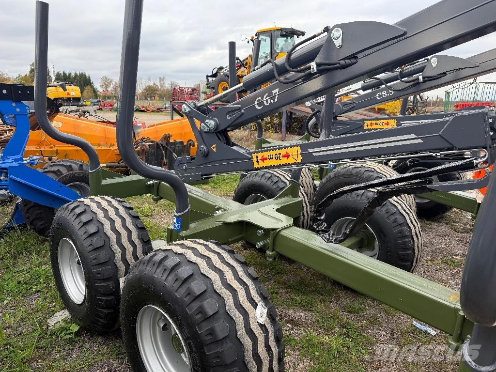 Farma T9 DS 6,7 kran Remorci forestiere