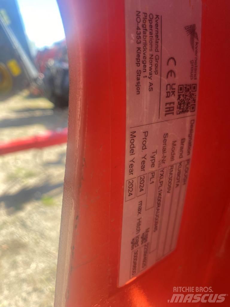 Kubota RM 300 SV Pluguri reversibile