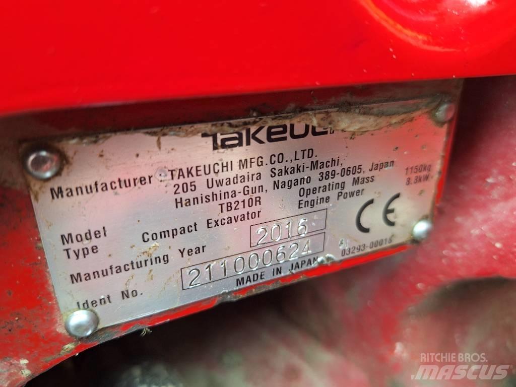 Takeuchi TB 210 R Mini excavatoare < 7t