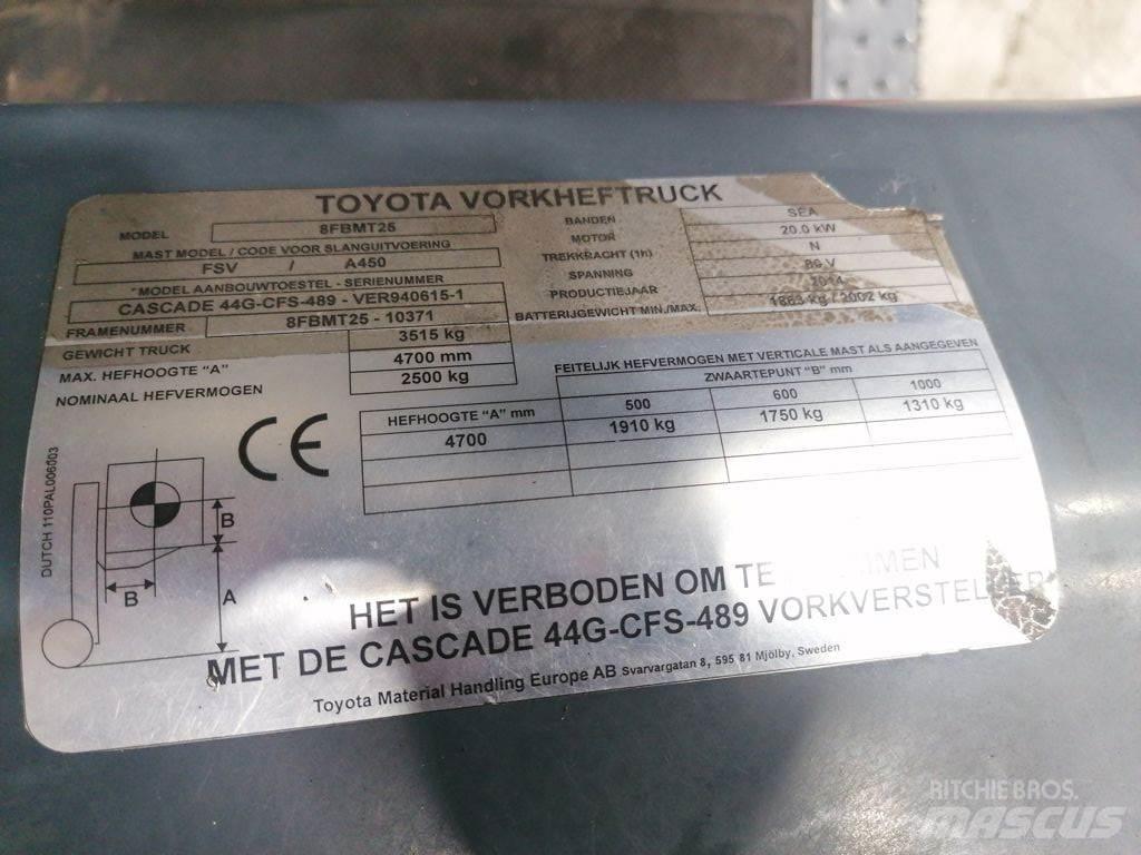 Toyota 8FBMT25 Stivuitor electric