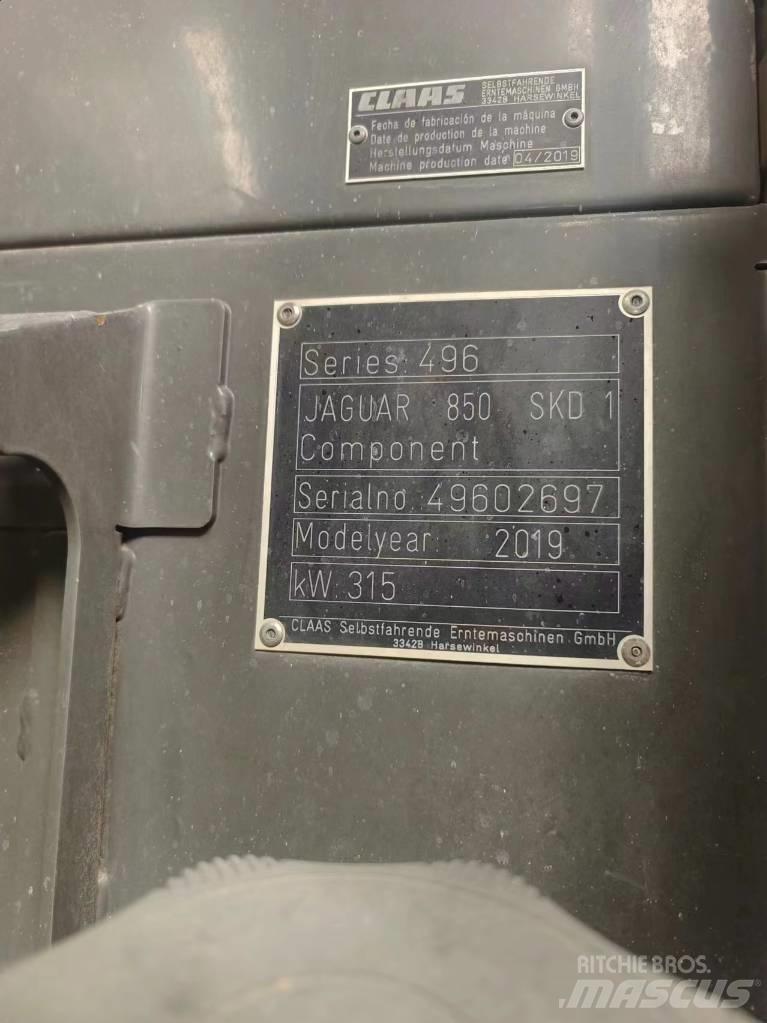 CLAAS Jaguar 850 Forajere cu autopropulsare