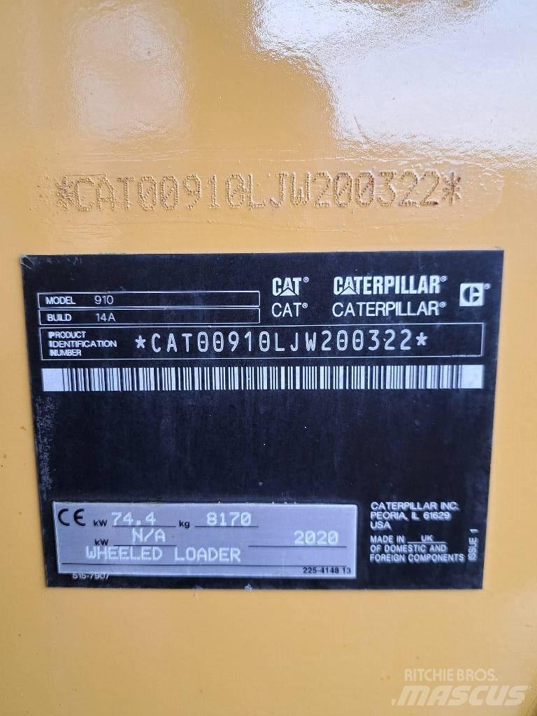 CAT 910 Incarcator pe pneuri