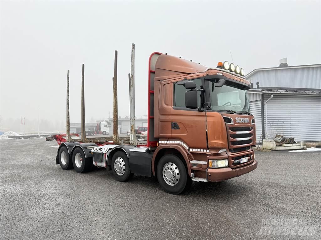 Scania R 730 8X4 Camion pentru lemne