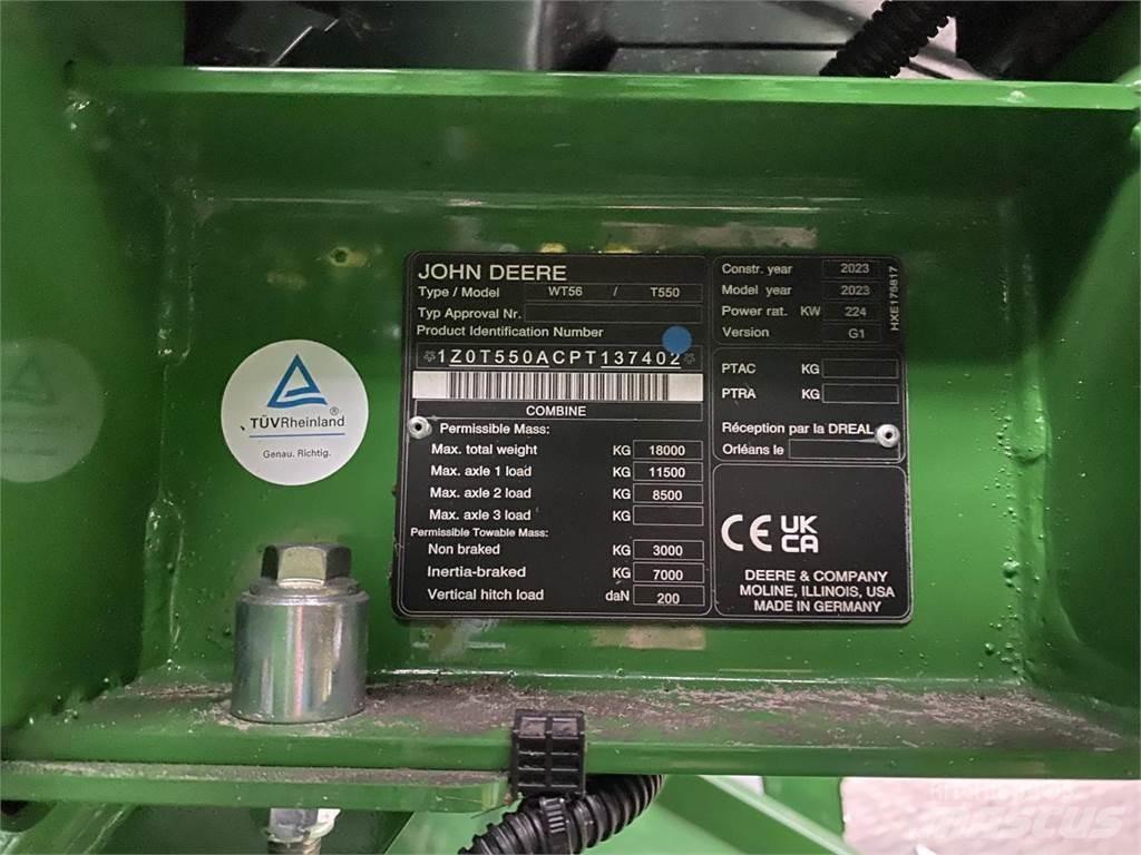 John Deere T550i Combine de secerat