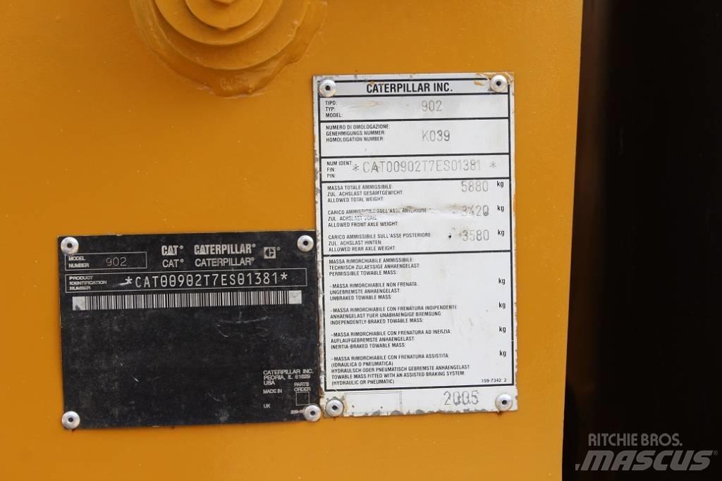 CAT 902 Incarcator pe pneuri