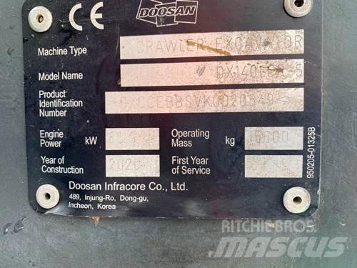 Doosan DX140LCR-5 Excavatoare pe șenile
