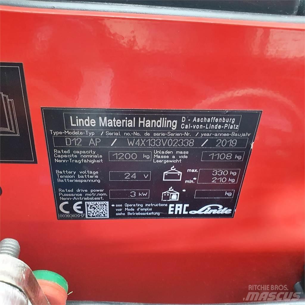 Linde D12AP Transpaleta manuala
