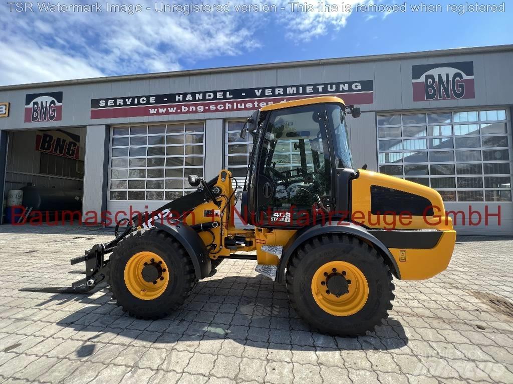 JCB 409 -Demo- Incarcator pe pneuri