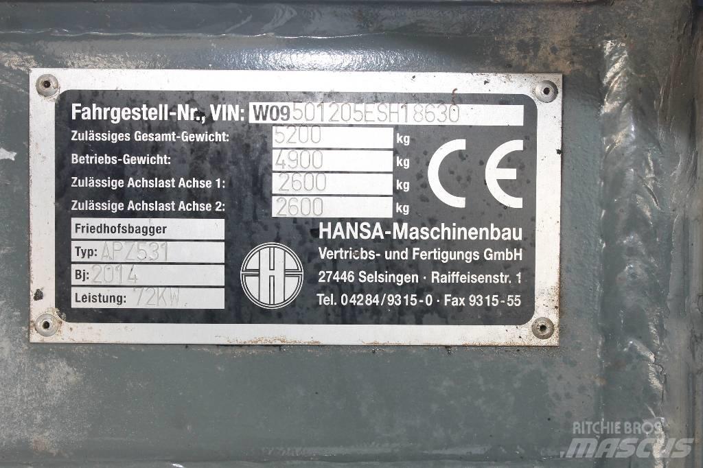 Hansa APZ 531 Excavatoare cu roti