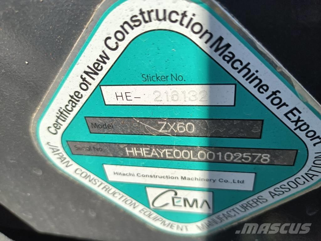 Hitachi 60 Excavatoare pe șenile
