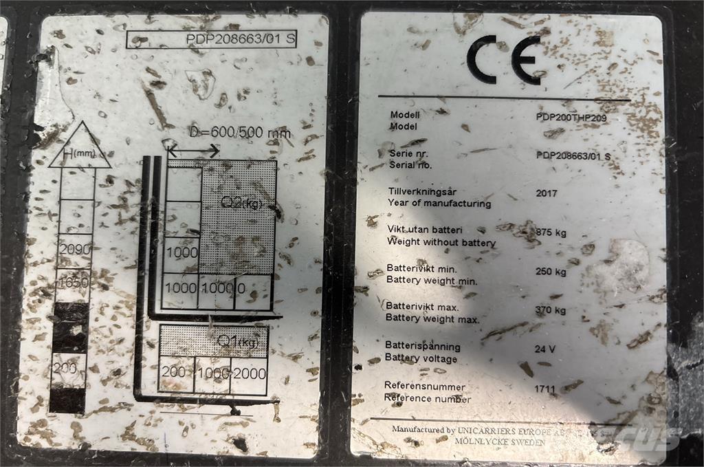 Atlet PDP200 Transpaleti autopropulsanti