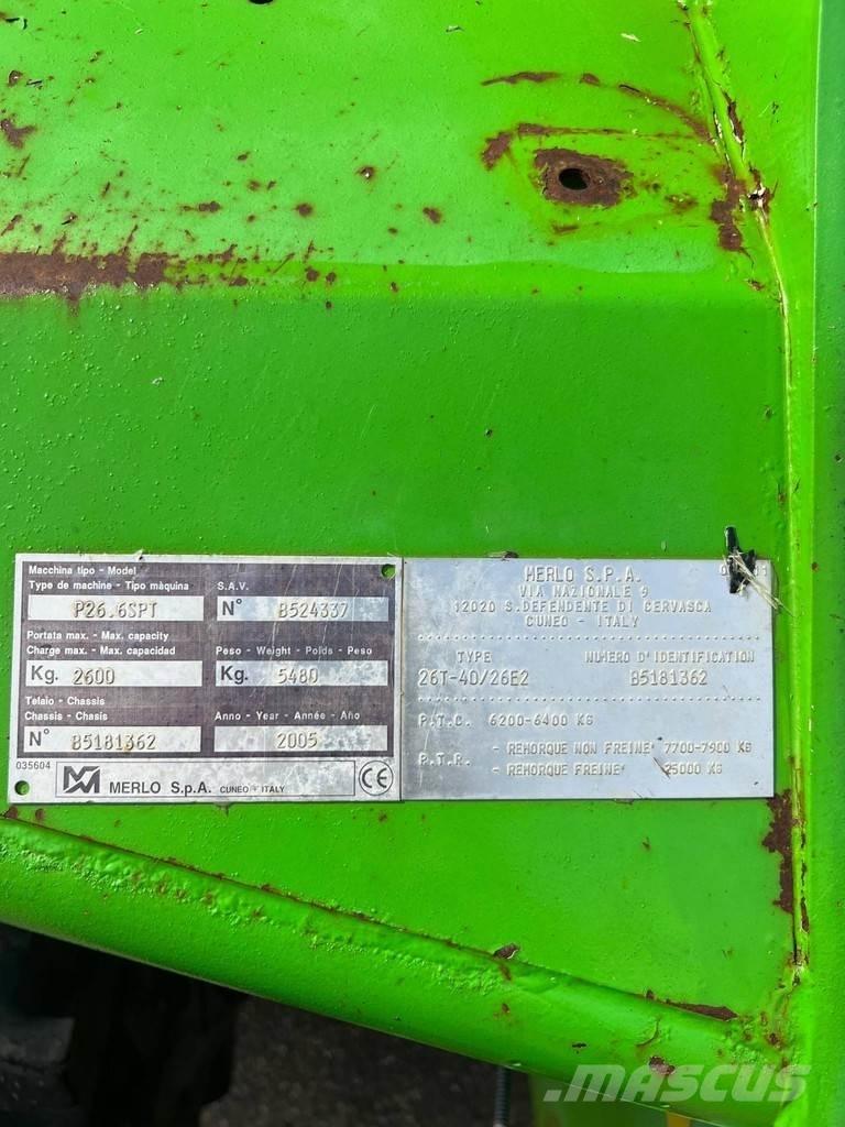Merlo P26.6 SPT Stivuitoare telescopice