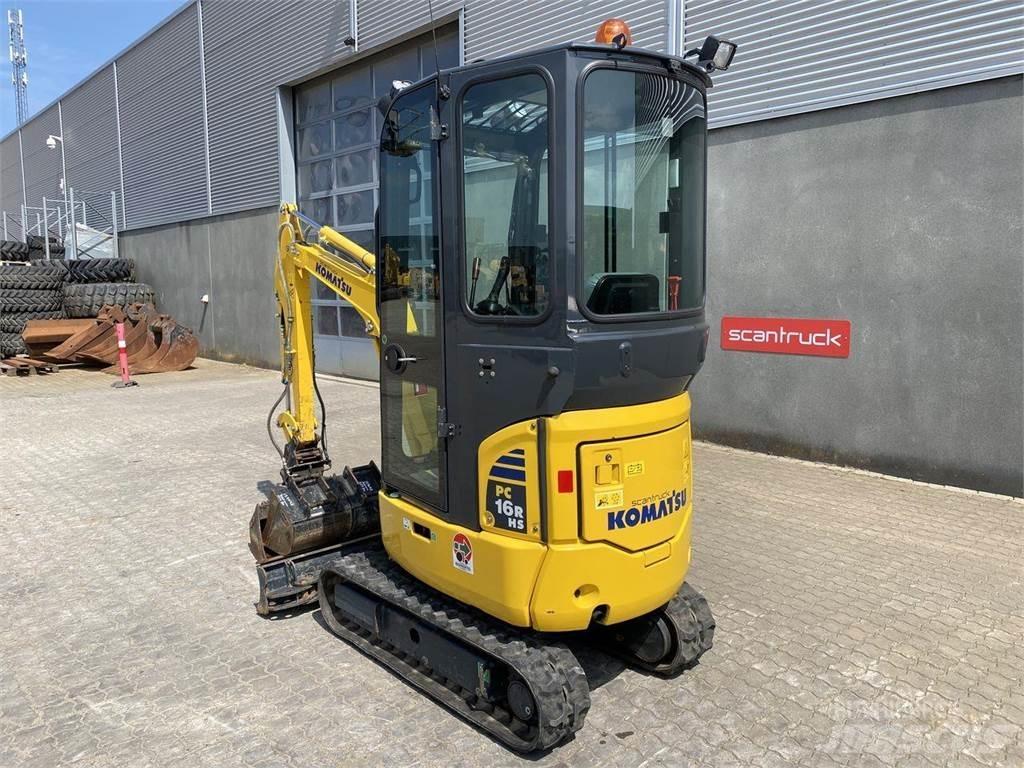 Komatsu PC16R-3 Excavatoare cu roti