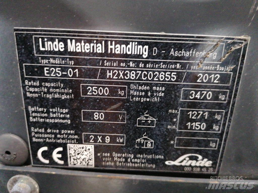 Linde E25-01 Stivuitor electric