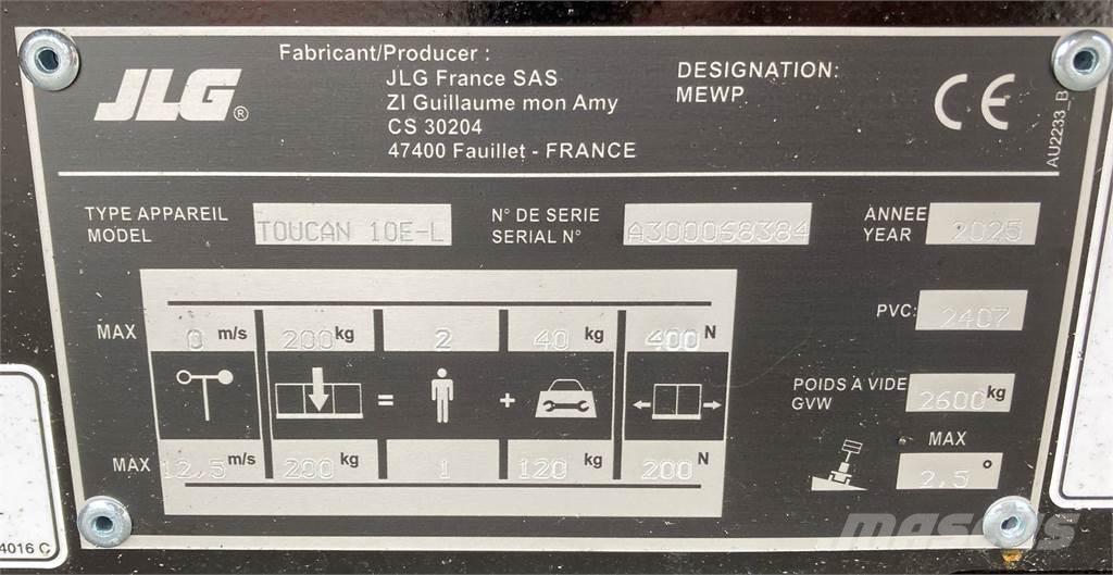 JLG Toucan 10E-L Alte ascensoare si platforme