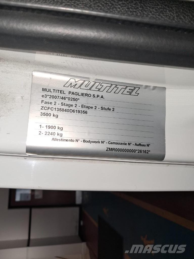 Multitel HX200 Platforme aeriene montate pe camion